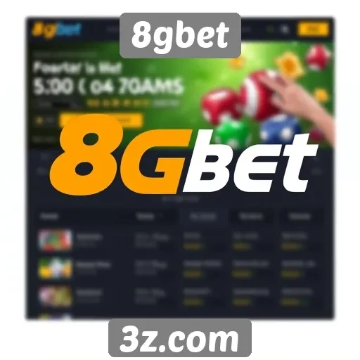 Acessibilidade e design do site 8gbet