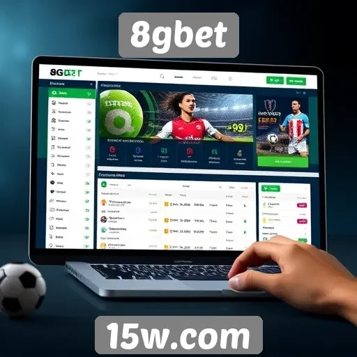 Análise da interface do usuário do site 8gbet